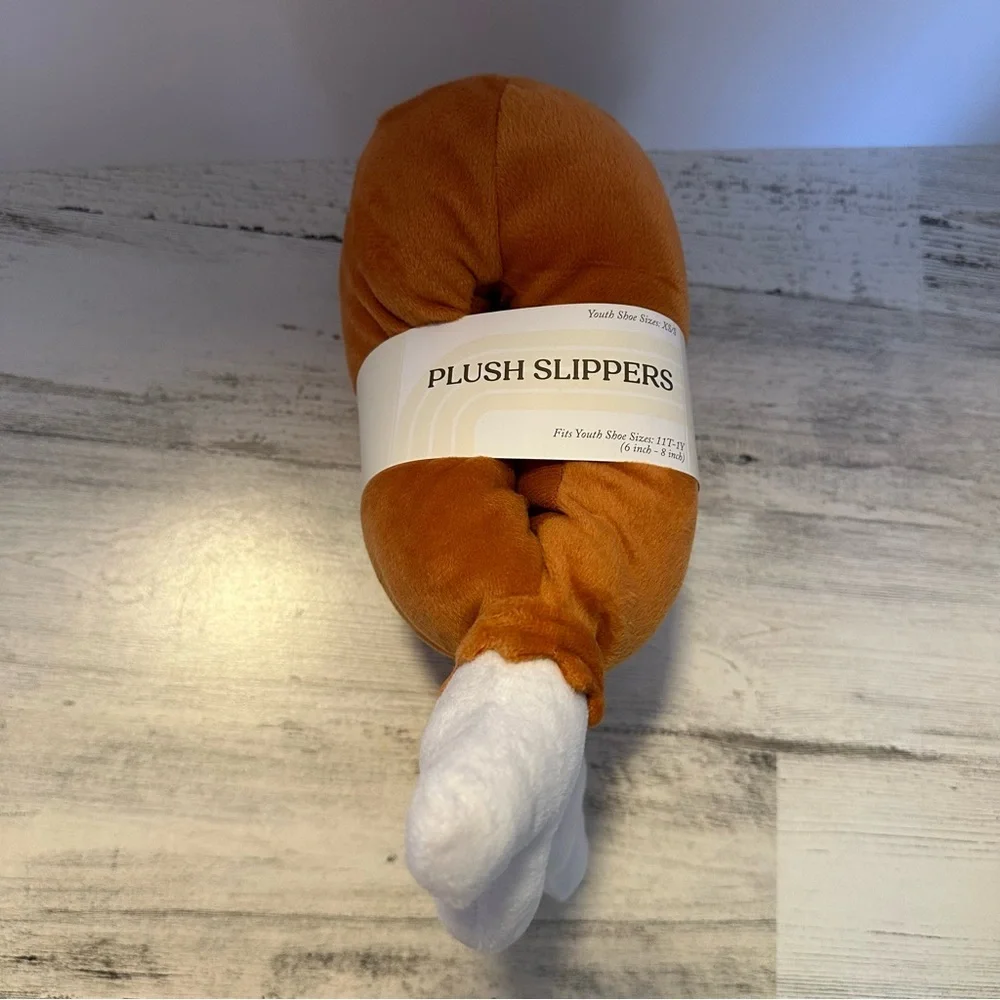 Turkey Leg Slippers Size XS/S NEW